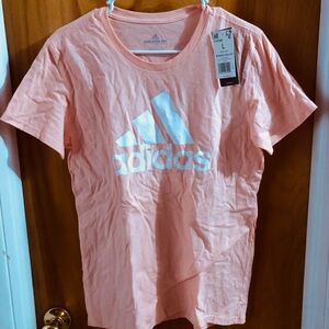 Adidas pink Amplifier Tee new with tags nwt